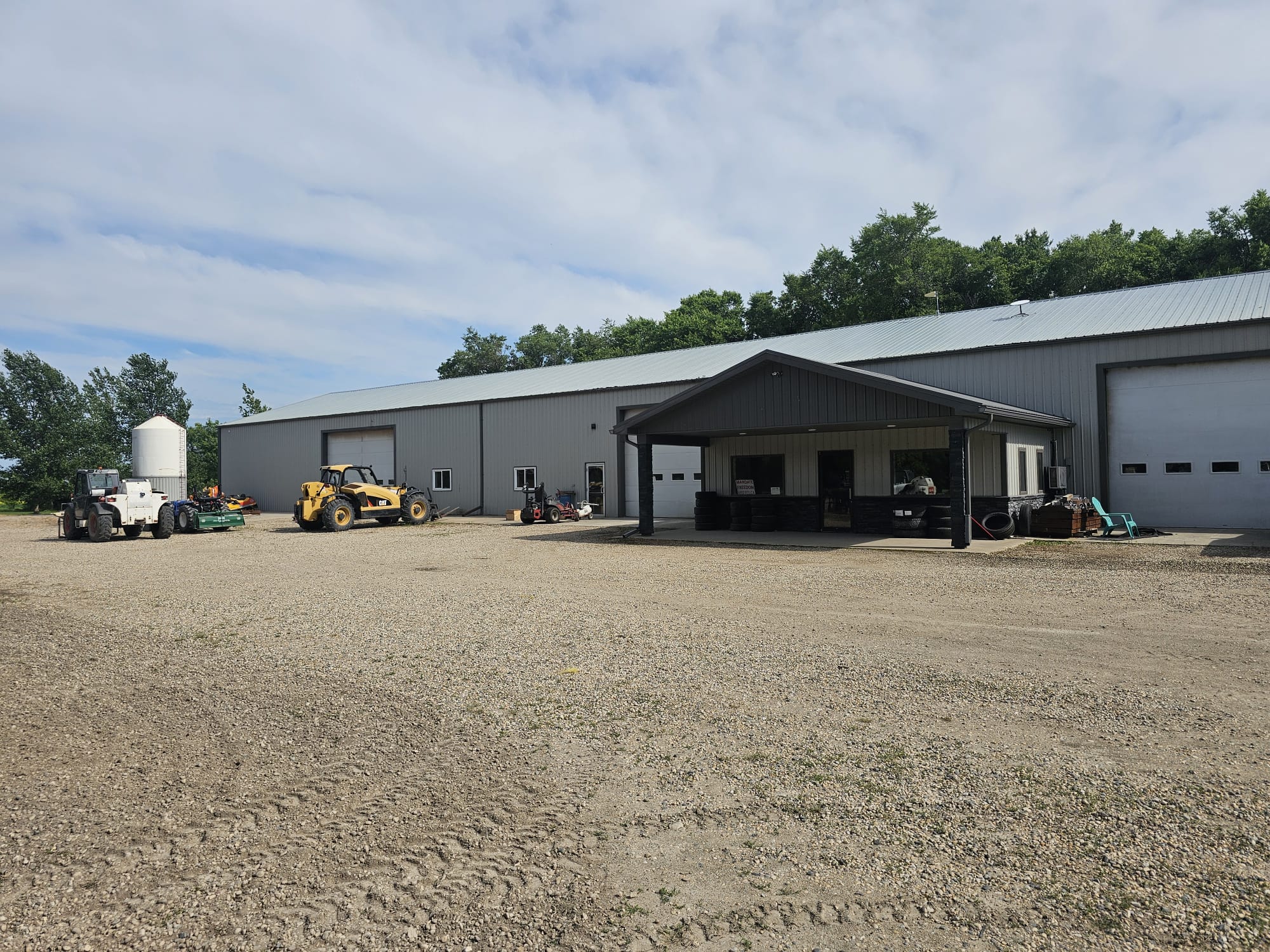 Liberty Rentals shop and equipment in Manitoba
